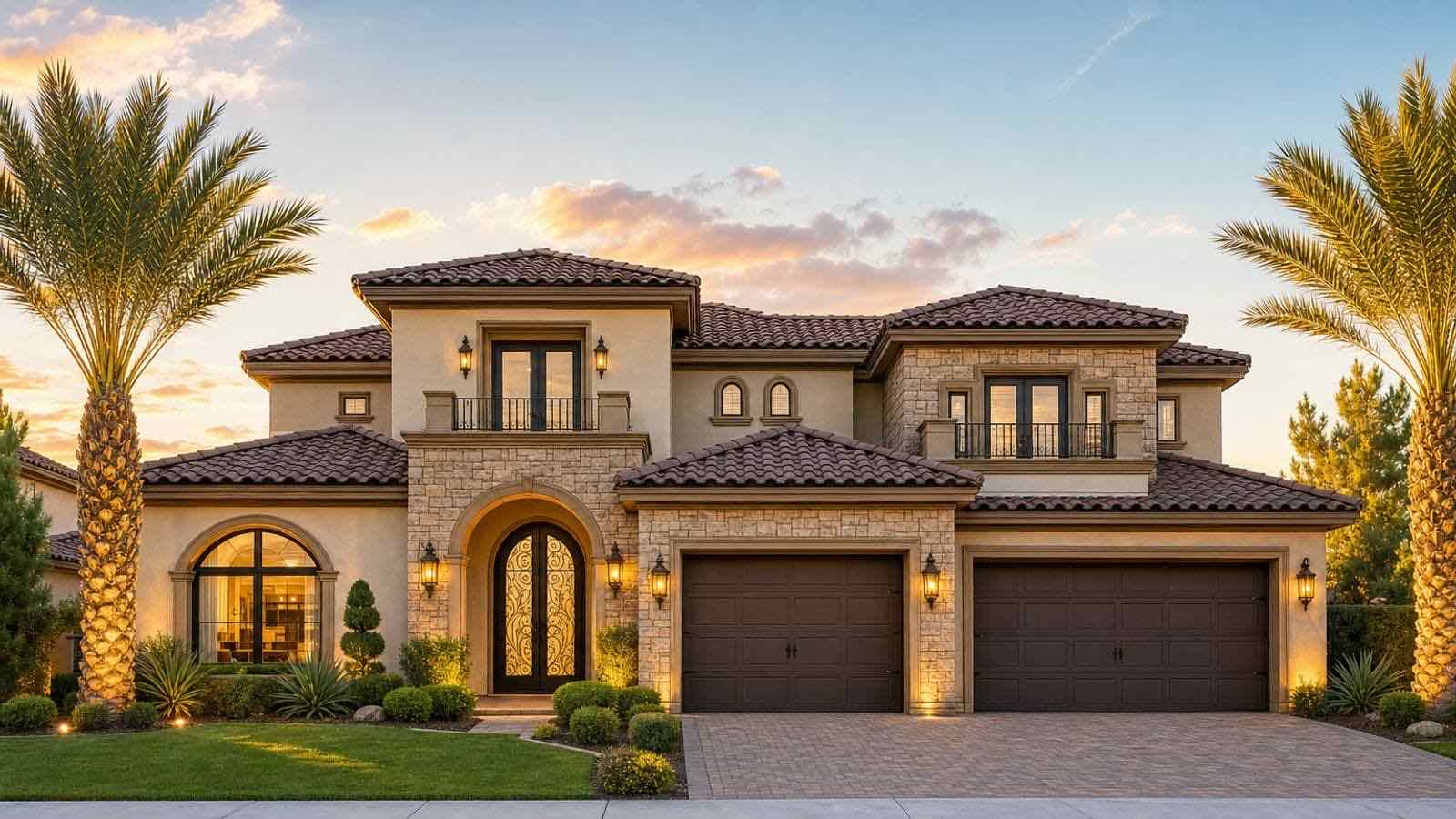 Madera at Mountains Edge, Las Vegas — desert-contemporary single-family homes with Spring Mountains views in southwest Las Vegas, ZIP 89178