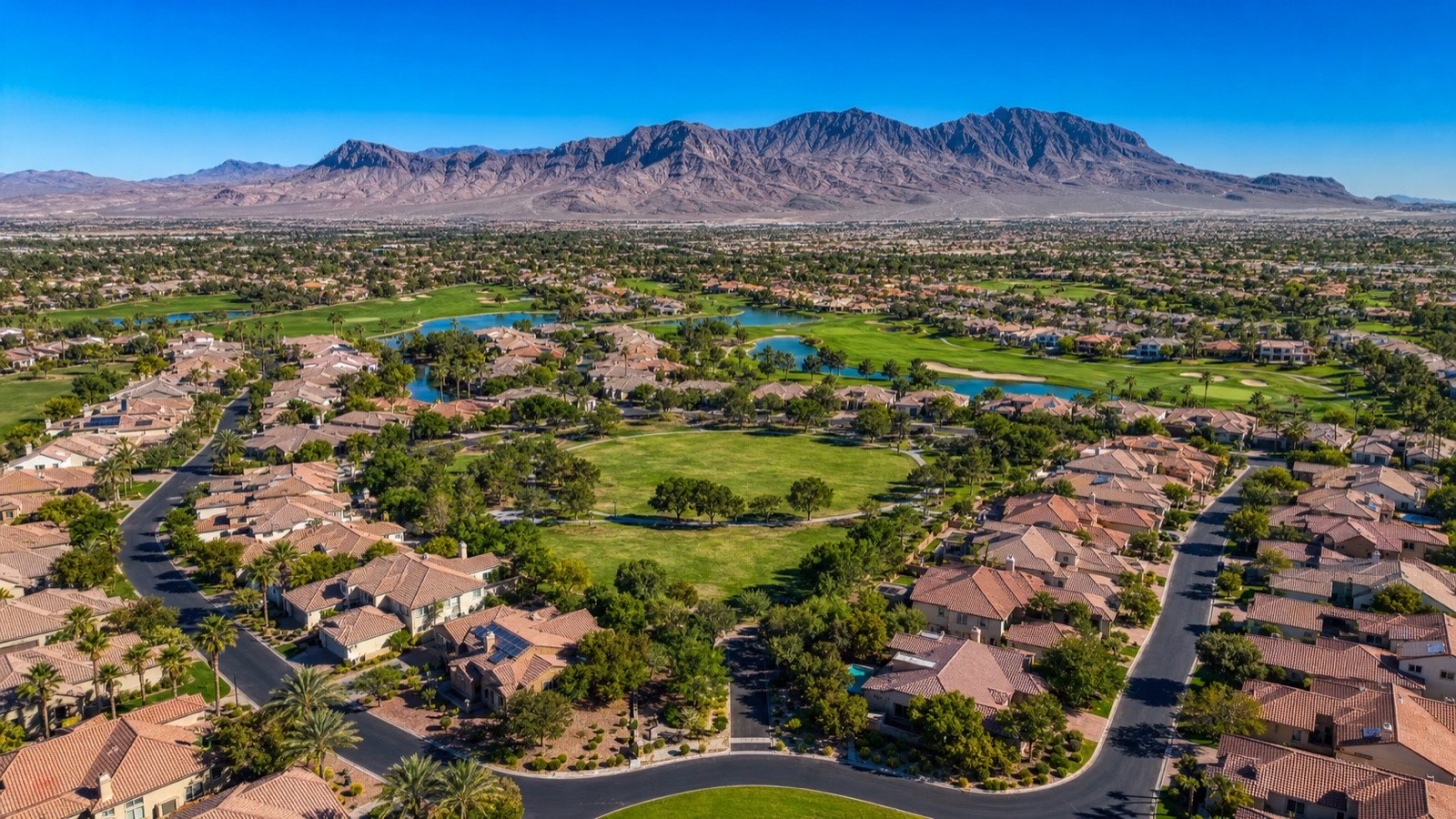 North Las Vegas master-planned community with new construction homes and parks